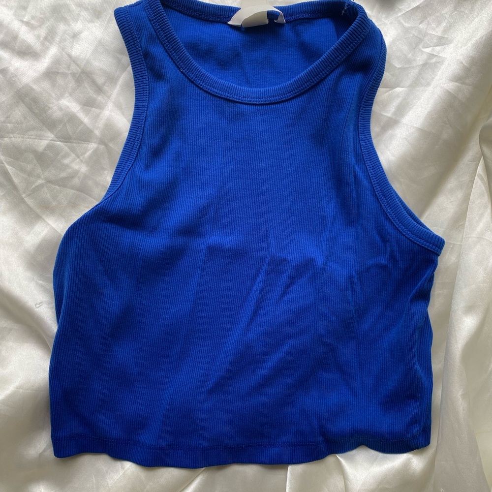 H&M Royal Blue Crop Top| Excellent Condition